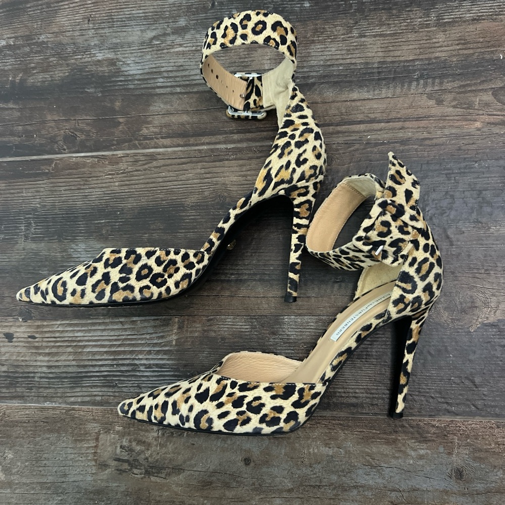 Dianne Von Furstenberg cheetah heels sold out!